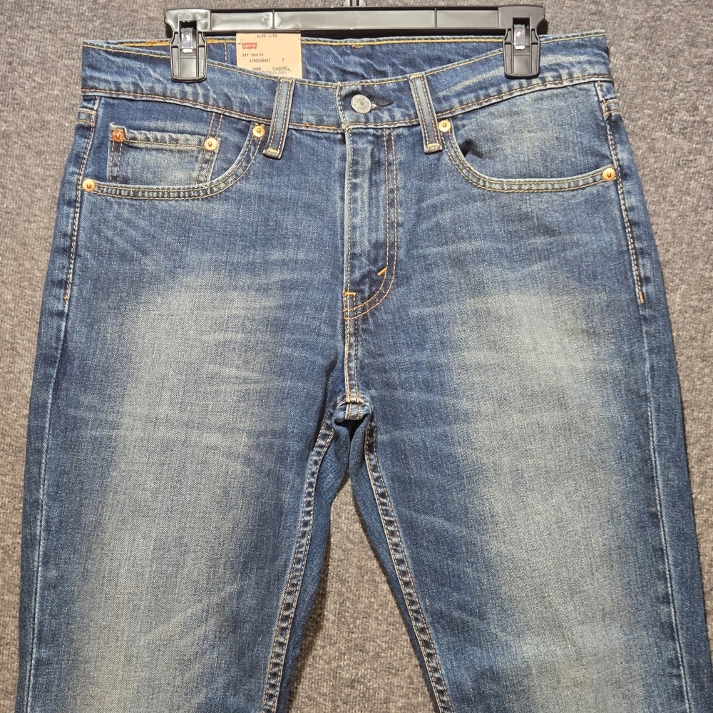 Levis 511 Slim Fit Stretch Mens 32x30 Jeans Denim NWT - Picture 2 of 11